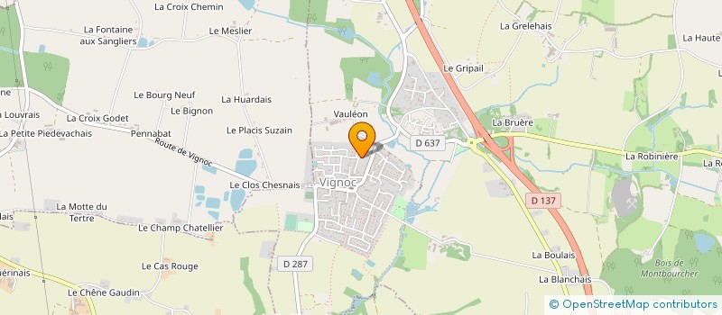 localisation de l'entreprise BARBEWIN  VIGNOC