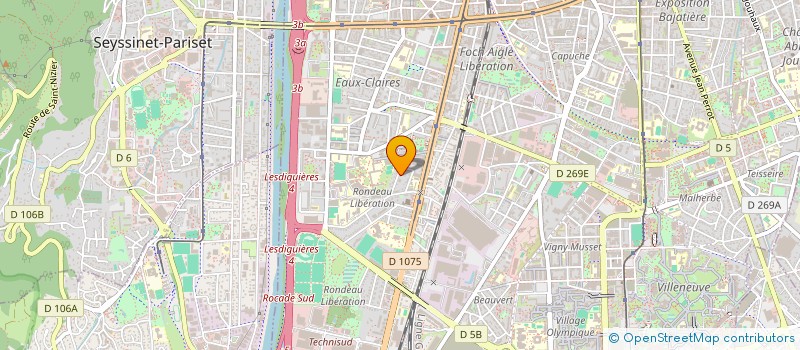 localisation de l'entreprise BARBEY CONSULTING à GRENOBLE