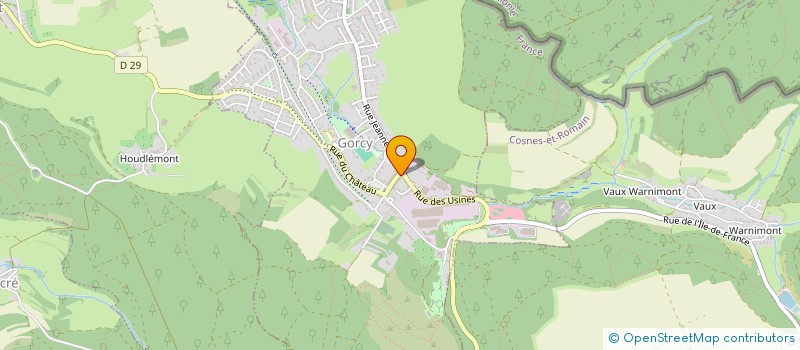 localisation de l'entreprise BARBEY PATRICK  GORCY