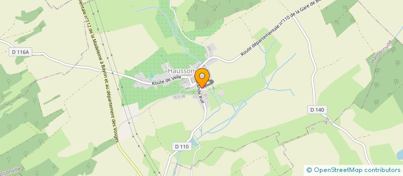 localisation de l'entreprise BARBEZAN  HAUSSONVILLE