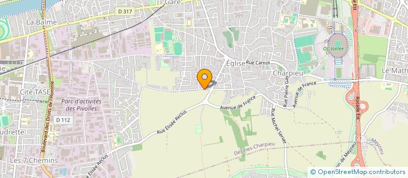 localisation de l'entreprise BARBEZAT  DECINES-CHARPIEU