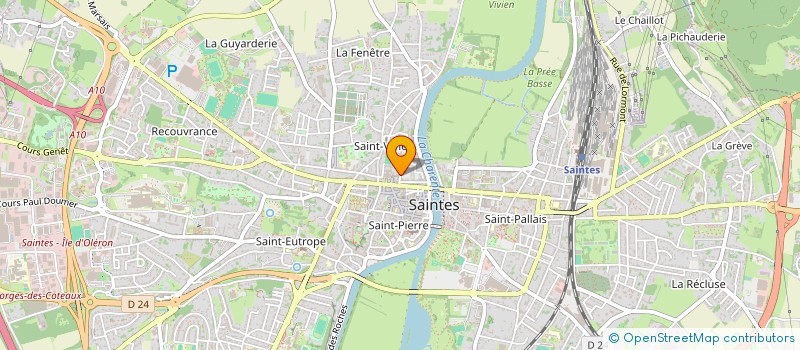 localisation de l'entreprise BARBEZIEUX  SAINTES