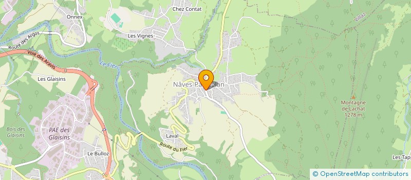 localisation de l'entreprise BARBEZY  NAVES-PARMELAN