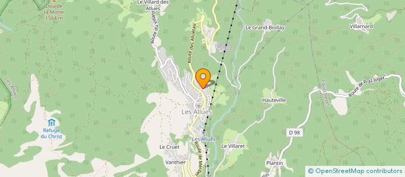 localisation de l'entreprise BARBICHE  LES ALLUES