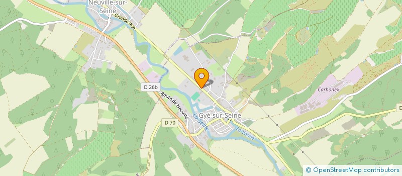 localisation de l'entreprise BARBICHON  GYE-SUR-SEINE