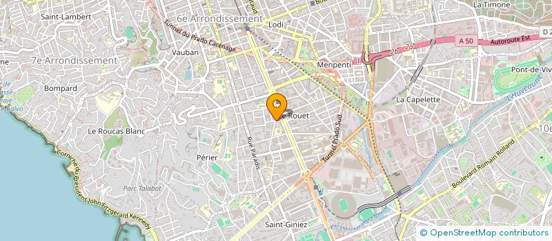 localisation de l'entreprise BARBIDENT à MARSEILLE