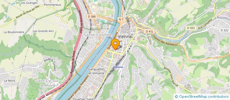 localisation de l'entreprise BARBIDOU  VIENNE