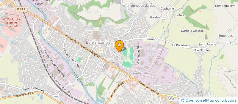 localisation de l'entreprise BARBIE ARCHITECTURE ET AMENAGEMENT  BON-ENCONTRE