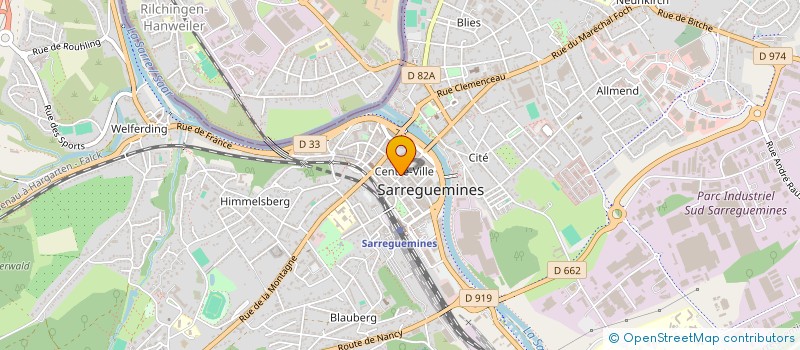 localisation de l'entreprise BARBIE CREATIONS  SARREGUEMINES