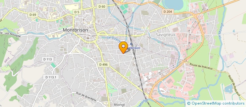 localisation de l'entreprise BARBIER à MONTBRISON