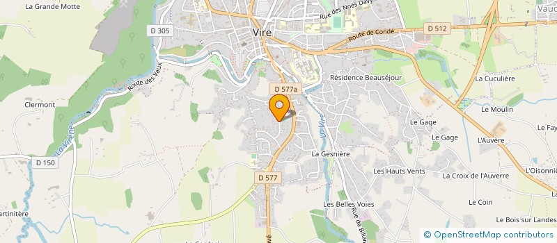 localisation de l'entreprise BARBIER à VIRE-NORMANDIE
