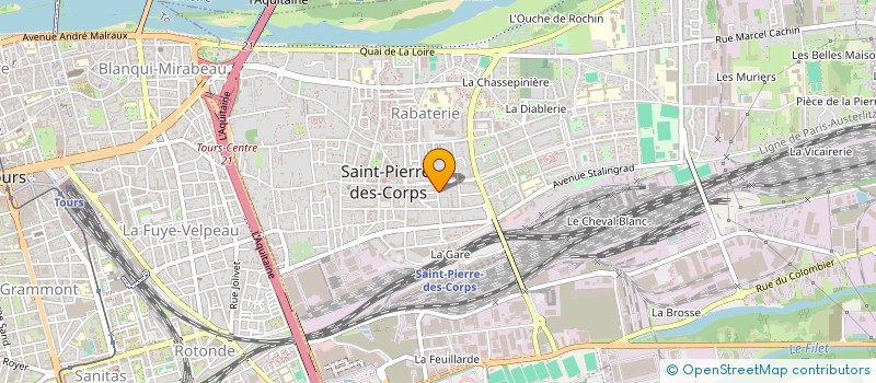 localisation de l'entreprise BARBIER AJG  SAINT-PIERRE-DES-CORPS