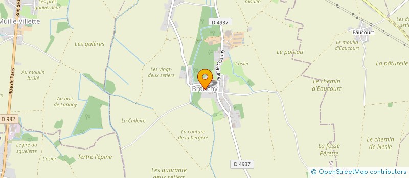 localisation de l'entreprise BARBIER CLAUDIE ET SYDNE  BROUCHY