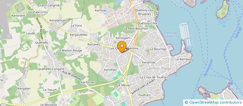 localisation de l'entreprise BARBIER DE LA SERRE - LECOINTRE à LARMOR-PLAGE