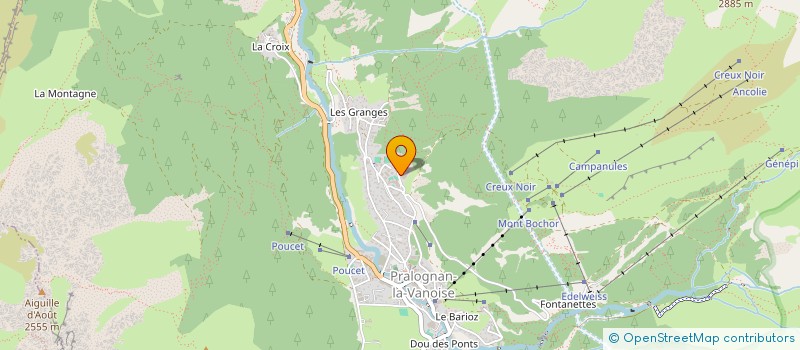 localisation de l'entreprise BARBIER DERUMAUX  PRALOGNAN-LA-VANOISE