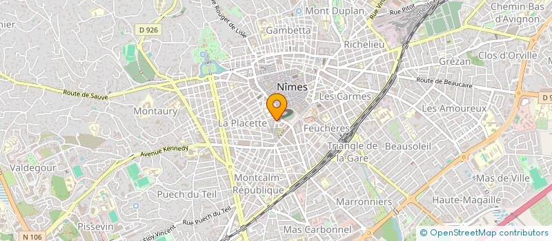 localisation de l'entreprise BARBIER DES ARENES  NIMES