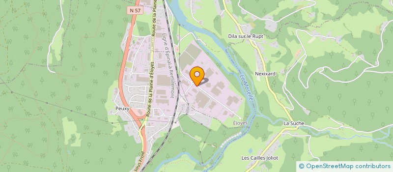 localisation de l'entreprise BARBIER EBELMANN à ELOYES