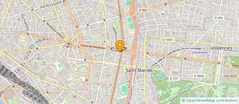 localisation de l'entreprise BARBIER III à VINCENNES
