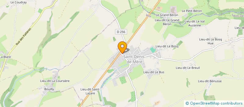 localisation de l'entreprise BARBIER LAULNAIS COUVERTURE  SAINT-DENIS-DE-MERE