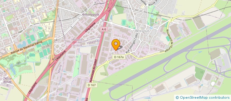 localisation de l'entreprise BARBIER LOGISTIQUE à WISSOUS