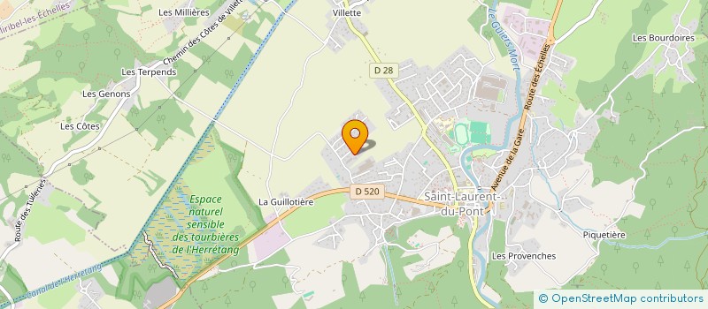 localisation de l'entreprise BARBIER & PYOT à SAINT-LAURENT-DU-PONT