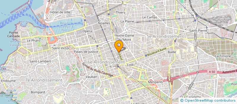localisation de l'entreprise BARBIER - ROQUES à MARSEILLE