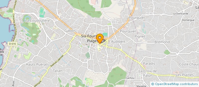 localisation de l'entreprise BARBIER SARL à SIX-FOURS-LES-PLAGES