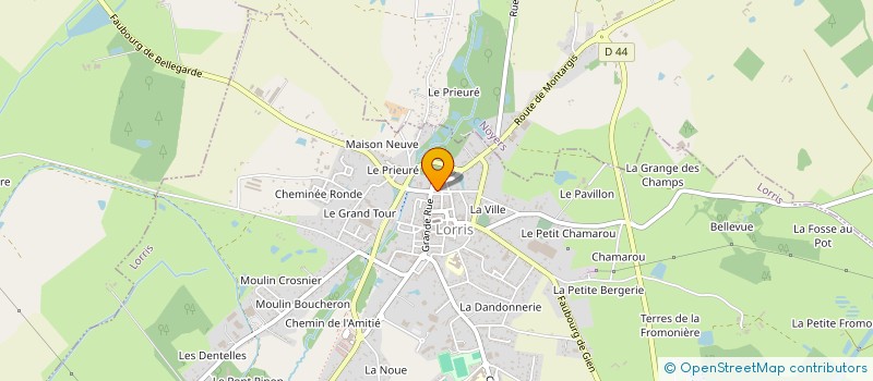 localisation de l'entreprise BARBIER-SHOP à LORRIS