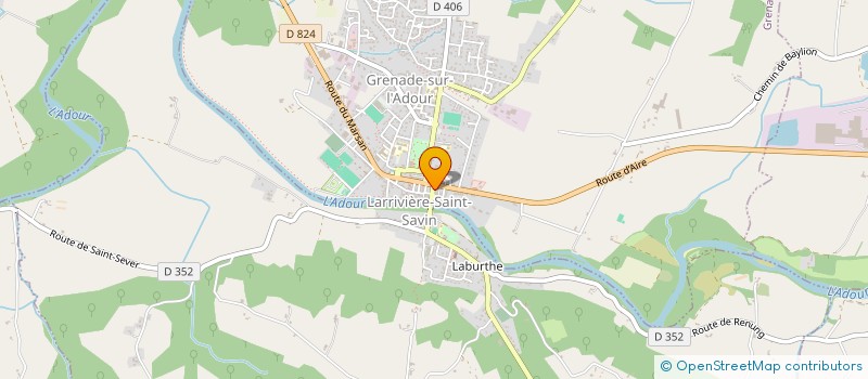 localisation de l'entreprise BARBIERI DARRIMAJOU GANET  GRENADE-SUR-L'ADOUR