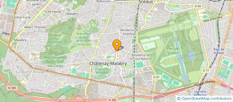 localisation de l'entreprise BARBIERIMMO  CHATENAY-MALABRY
