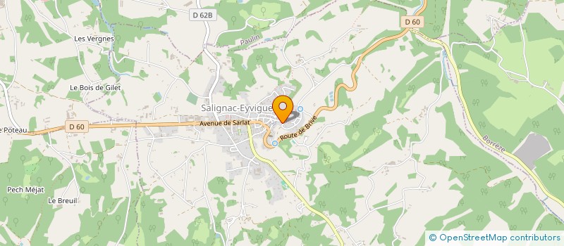 localisation de l'entreprise BARBIGUA à SALIGNAC-EYVIGUES
