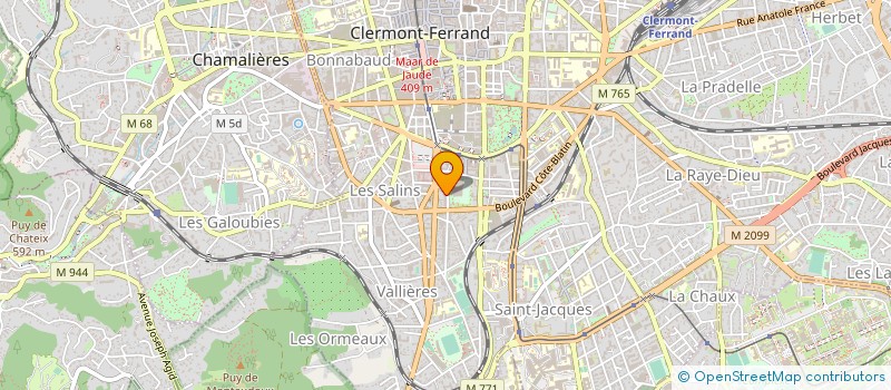 localisation de l'entreprise BARBIN ASSOCIES SOC EN PARTICIPATION  CLERMONT-FERRAND