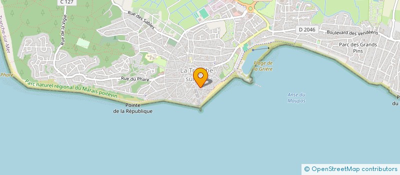 localisation de l'entreprise BARBIN-BARUFFI  LA TRANCHE-SUR-MER