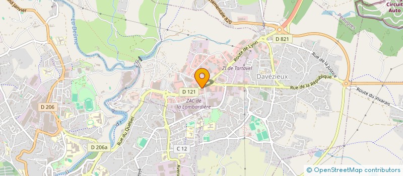 localisation de l'entreprise BARBIN FLATTOT à DAVEZIEUX