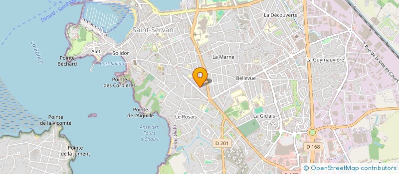 localisation de l'entreprise BARBIN IMMOBILIER  SAINT-MALO