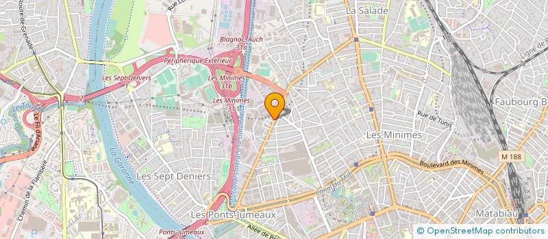 localisation de l'entreprise BARBIN NOTHOMMES à TOULOUSE