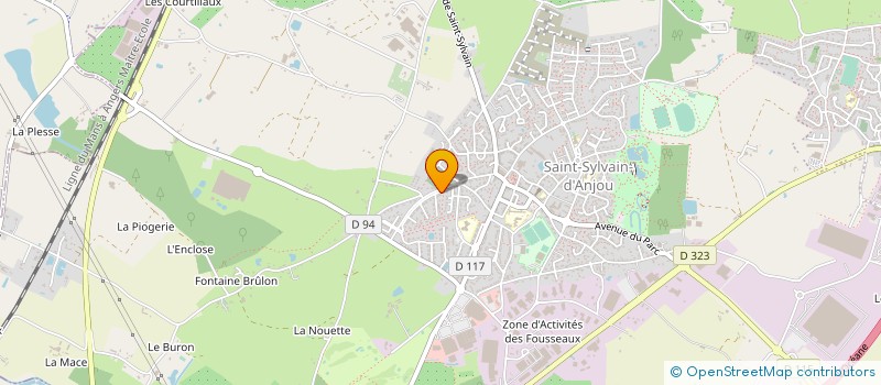 localisation de l'entreprise BARBIN PASCAL EURL  VERRIERES-EN-ANJOU