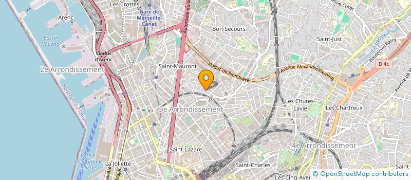localisation de l'entreprise BARBINI à MARSEILLE