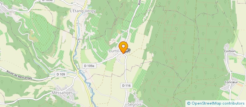 localisation de l'entreprise BARBISAN / SARRAZIN  CURTIL-VERGY