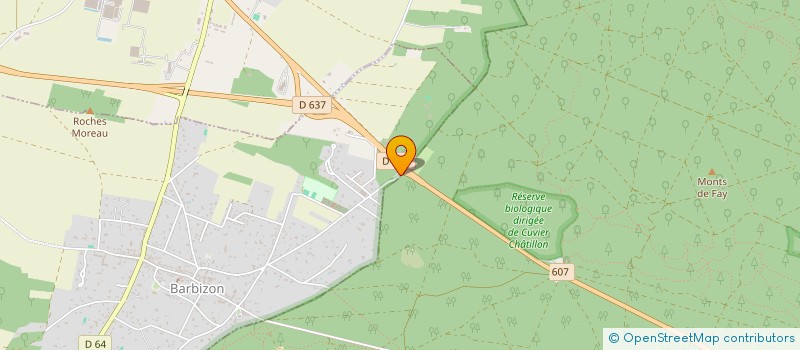 localisation de l'entreprise BARBIZON FLEURS  BARBIZON