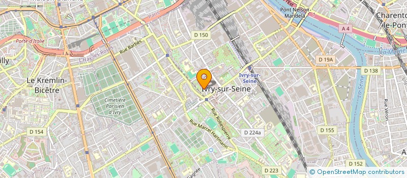 localisation de l'entreprise BARBLIN  IVRY-SUR-SEINE