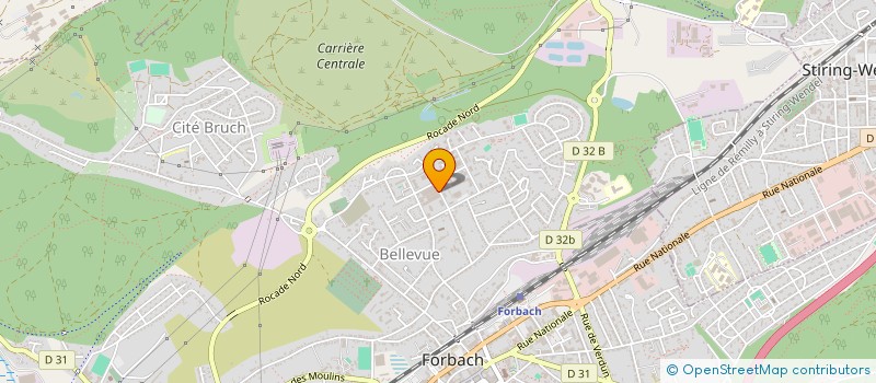 localisation de l'entreprise BARBO  FORBACH