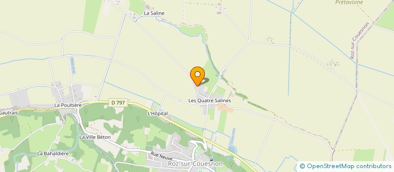 localisation de l'entreprise BARBON CAYET INDIVISION  ROZ-SUR-COUESNON