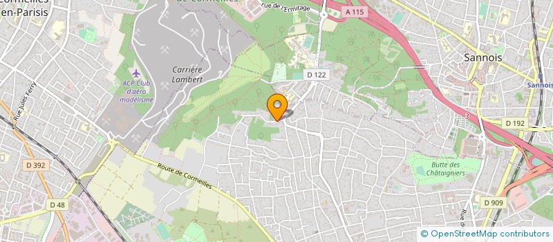 localisation de l'entreprise BARBOS & FILS à ARGENTEUIL