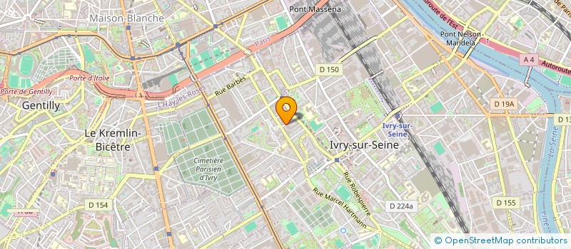 localisation de l'entreprise BARBOSA  IVRY-SUR-SEINE