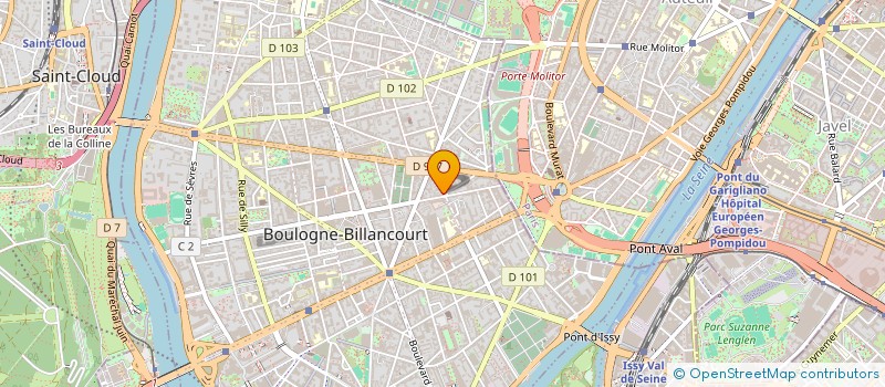 localisation de l'entreprise BARBOSA à BOULOGNE-BILLANCOURT