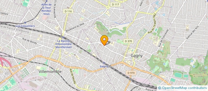 localisation de l'entreprise BARBOSA à GAGNY