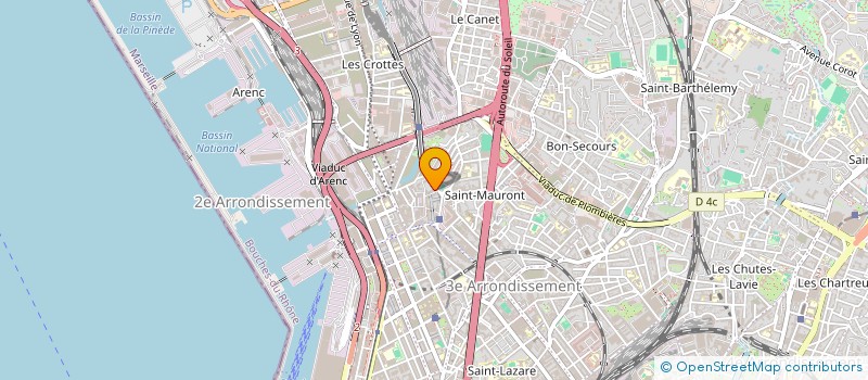 localisation de l'entreprise BARBOSA CONSTRUI à MARSEILLE