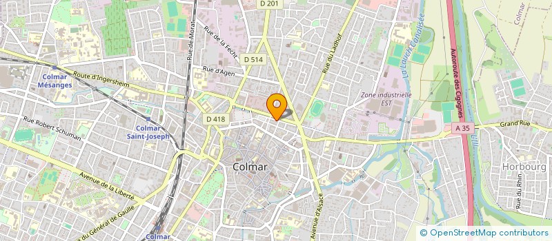 localisation de l'entreprise BARBOSA DESIGN  COLMAR