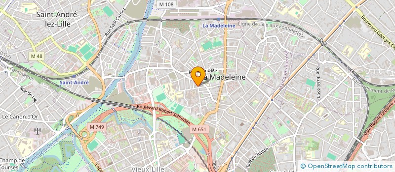 localisation de l'entreprise BARBOSA HARMI ET MEIRELES DA SILVA MARIA à LA MADELEINE